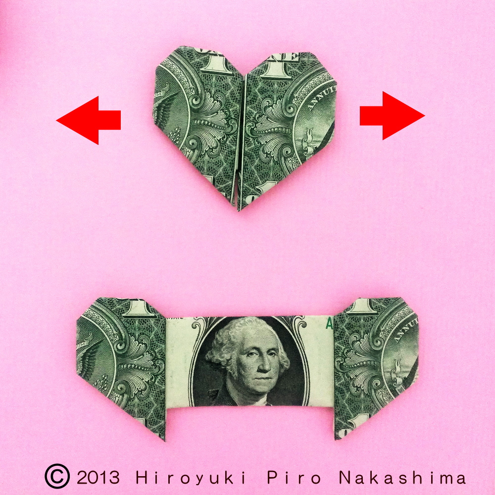 Open The Heart The Declaration Of Love By George Piro Money Origami World