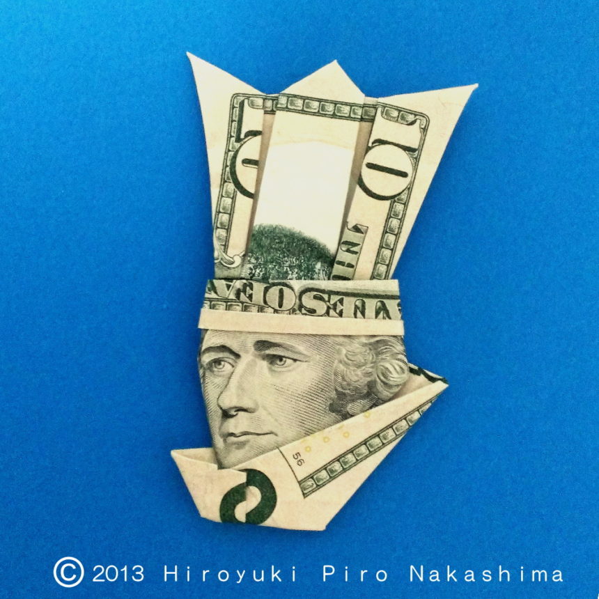 King Hamilton／キング ハミルトン   Piro Money Origami World
